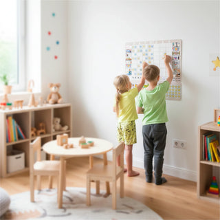 Kodėl 2025 m. darželiai vis dažniau renkasi magnetines ugdymo lentas – ir kaip tai keičia vaikų kasdieną namuose?