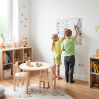 Vaikų ugdymo lenta – kaip magnetinė atsakomybių sistema keičia kasdienybę (2026)