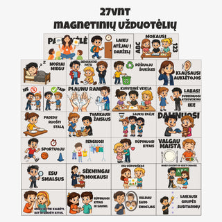 Ugdymo lenta darželiui – žvaigždučių sistema vaikų elgesiui