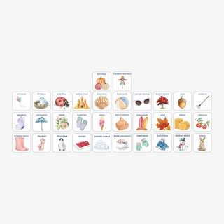 Magnetinė metų laikų dėlionė vaikams – pavasaris, vasara, ruduo, žiema