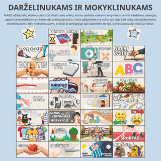 Ugdymo Lenta 1 vaikui - "Magnetinė vaikų elgesio ugdymo lenta"
