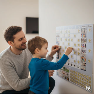 Ugdymo Lenta 2 vaikams - "Magnetinė vaikų elgesio ugdymo lenta"
