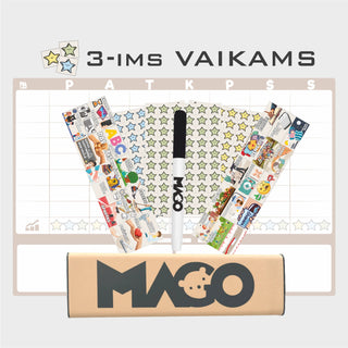 Ugdymo Lenta 3 vaikams - "Magnetinė vaikų elgesio ugdymo lenta"